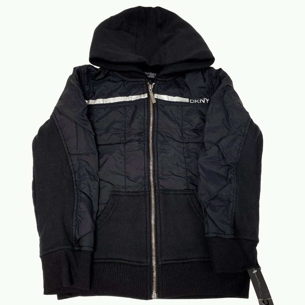 DKNY Black Puffer Sweater